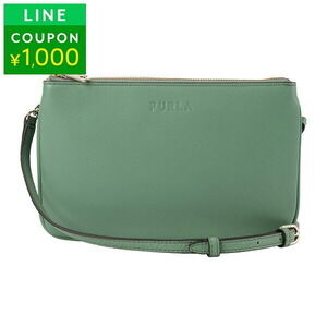 Furla Mia Stella Shoulder Bag Green
